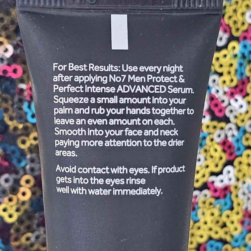 🟠4 for $25🟠 No7 MEN ADVANCED NIGHT MOISTURISER - Picture 3 of 7